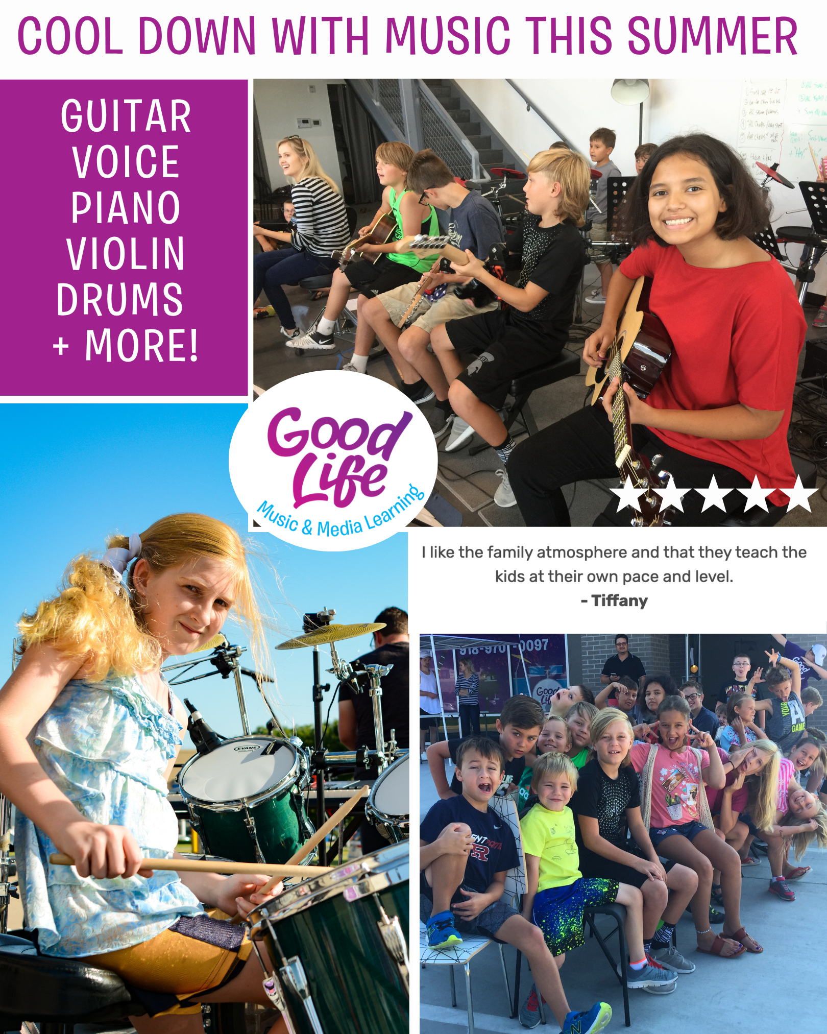Good Life Music & Media Learning Facebook ad