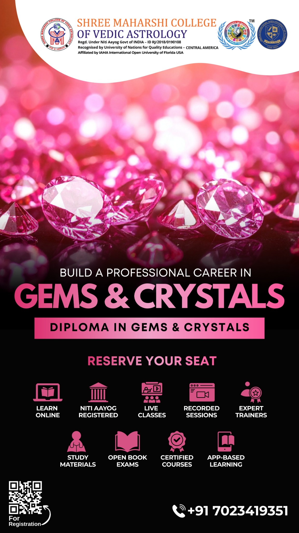 Shree Maharshi College Of Vedic Astrology Facebook ad