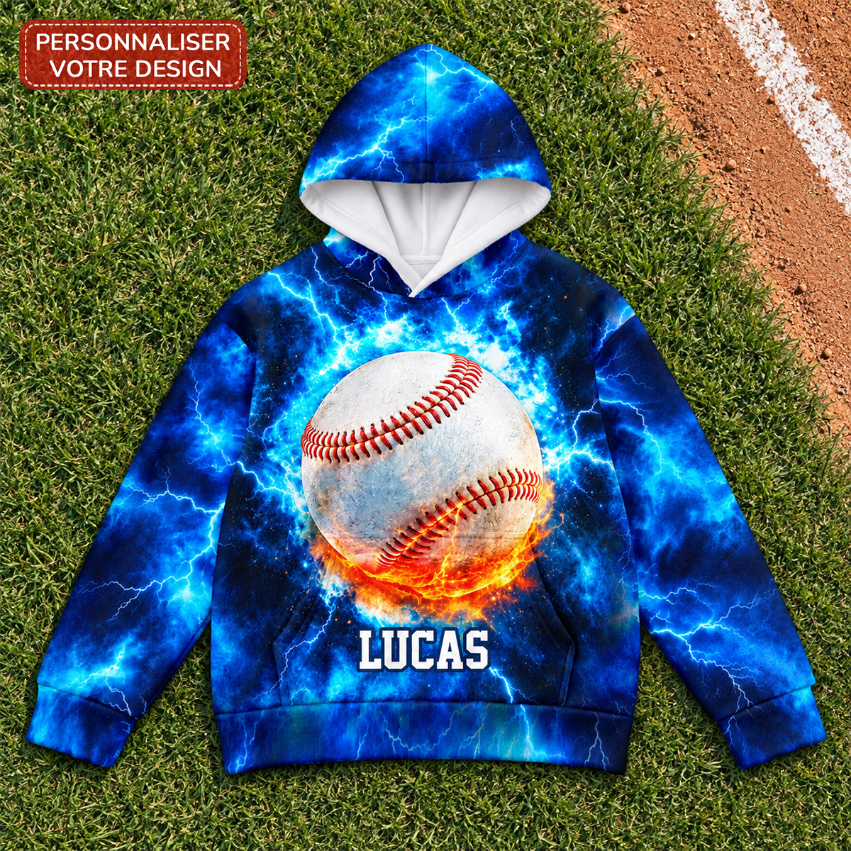 Cadeauplus Facebook ad: Sweat Sport Personnalisé