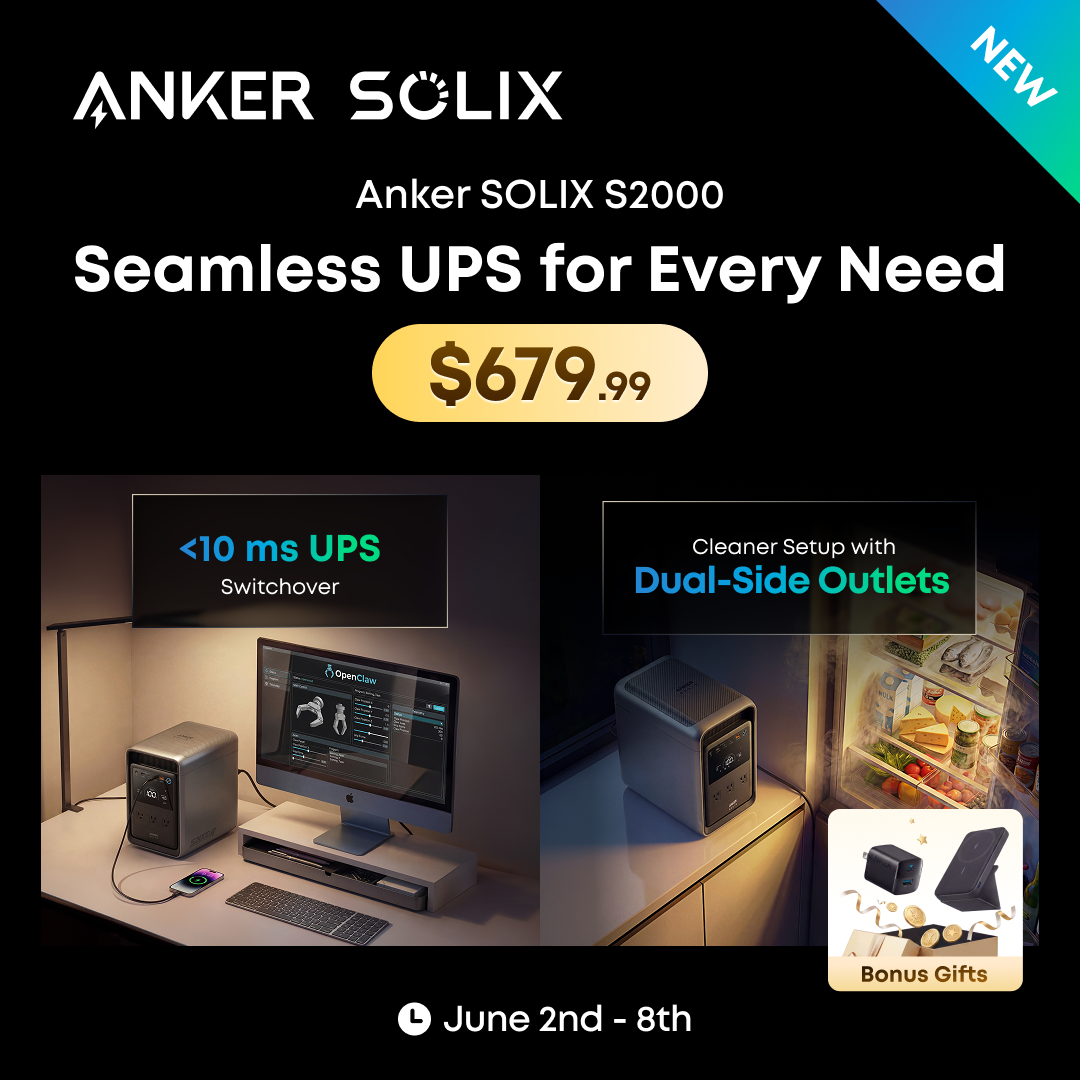Anker SOLIX Facebook ad