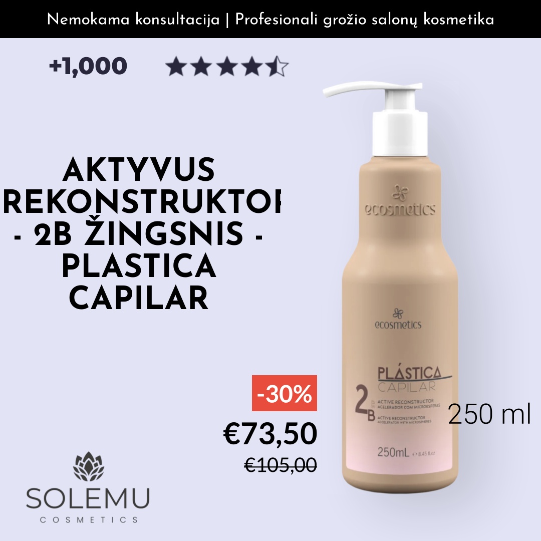 Solemu Cosmetics Facebook ad: Profesionali priežiūra