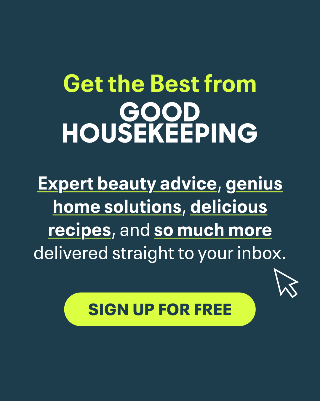 Good Housekeeping Facebook ad