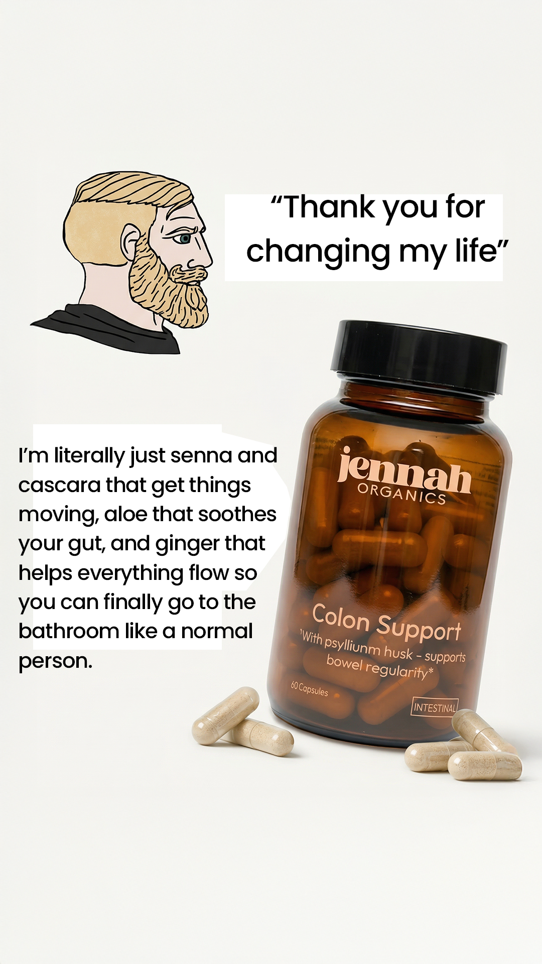 Jennah Organics Facebook ad