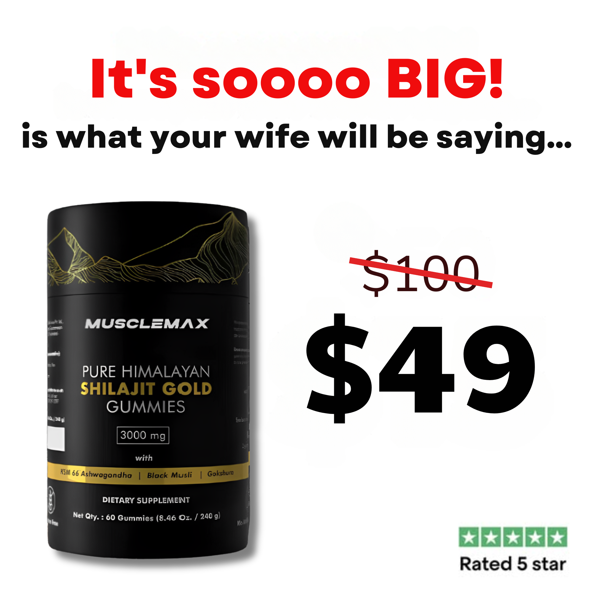 Try MuscleMax Facebook ad