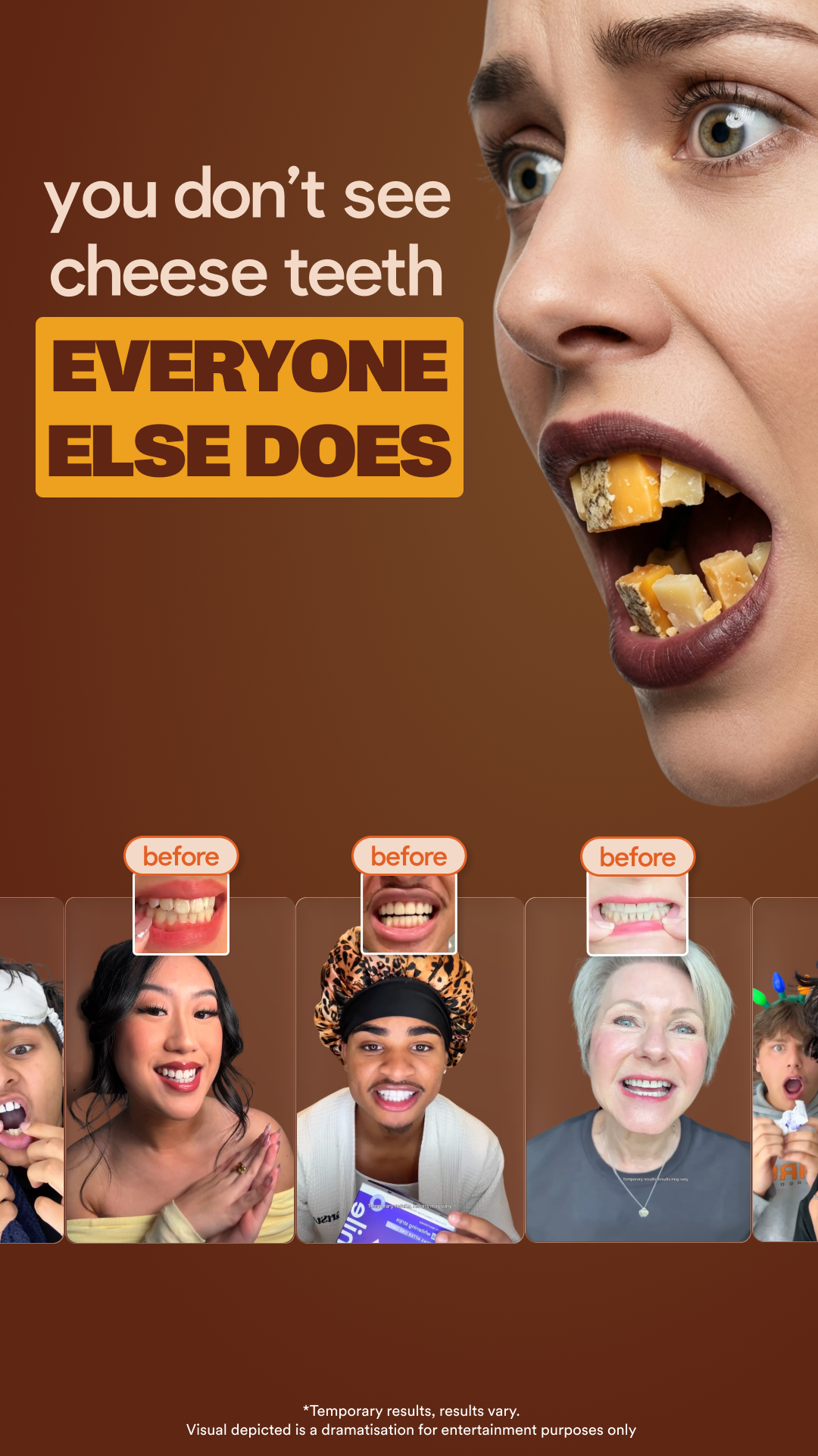 Hismile Facebook ad