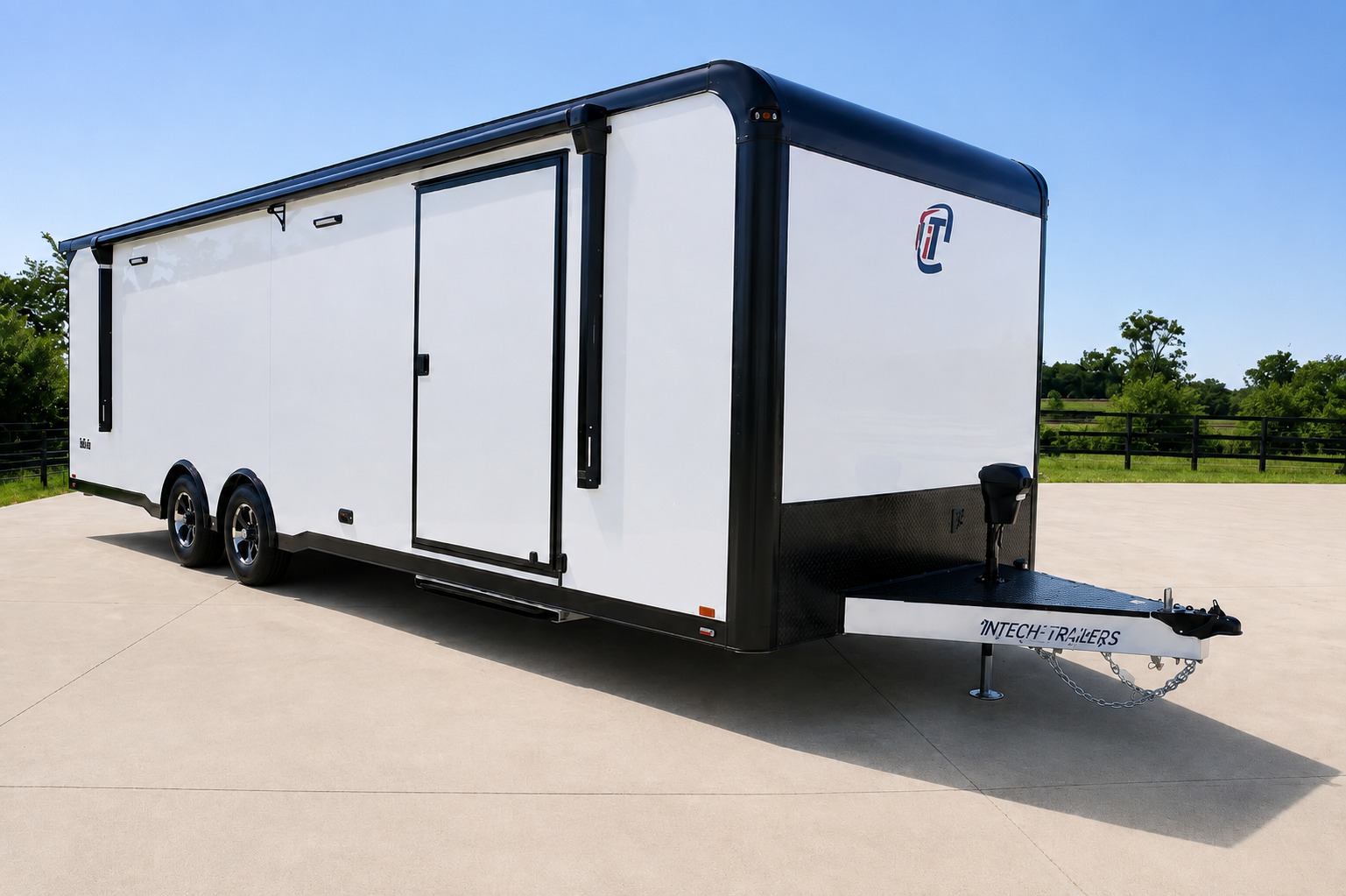 Bryan Keller Facebook ad: 2026 inTech 28' All Aluminum Loaded Race Trailer