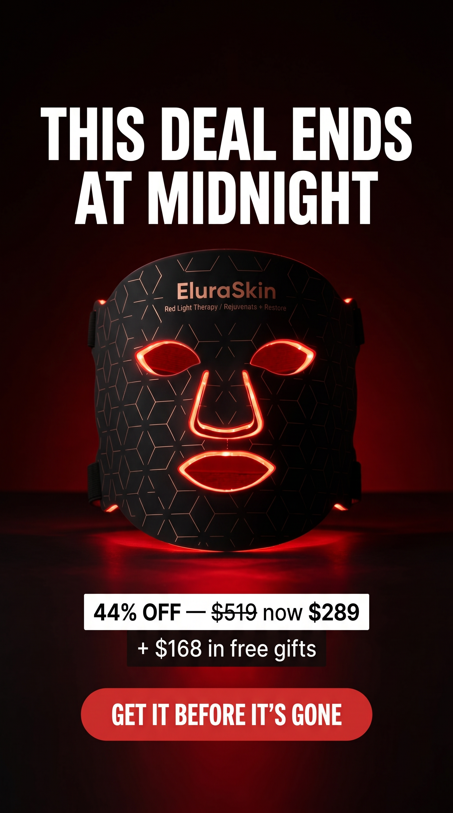 Elura Skin Facebook ad: Final Units, 86% Already Claimed