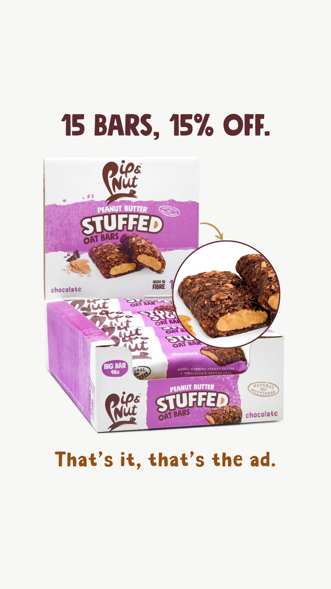 Pip&Nut Facebook ad