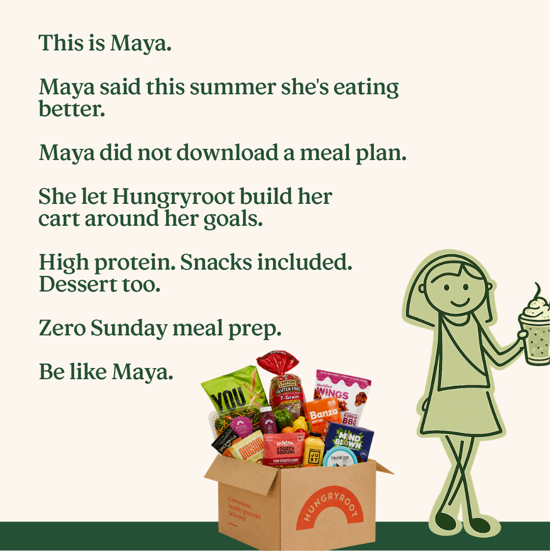 Hungryroot Facebook ad: The Easiest Way to Eat Healthy