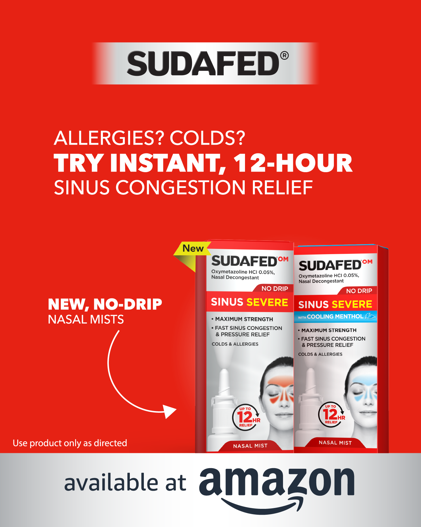 SUDAFED Facebook ad from Mar 2, 2026