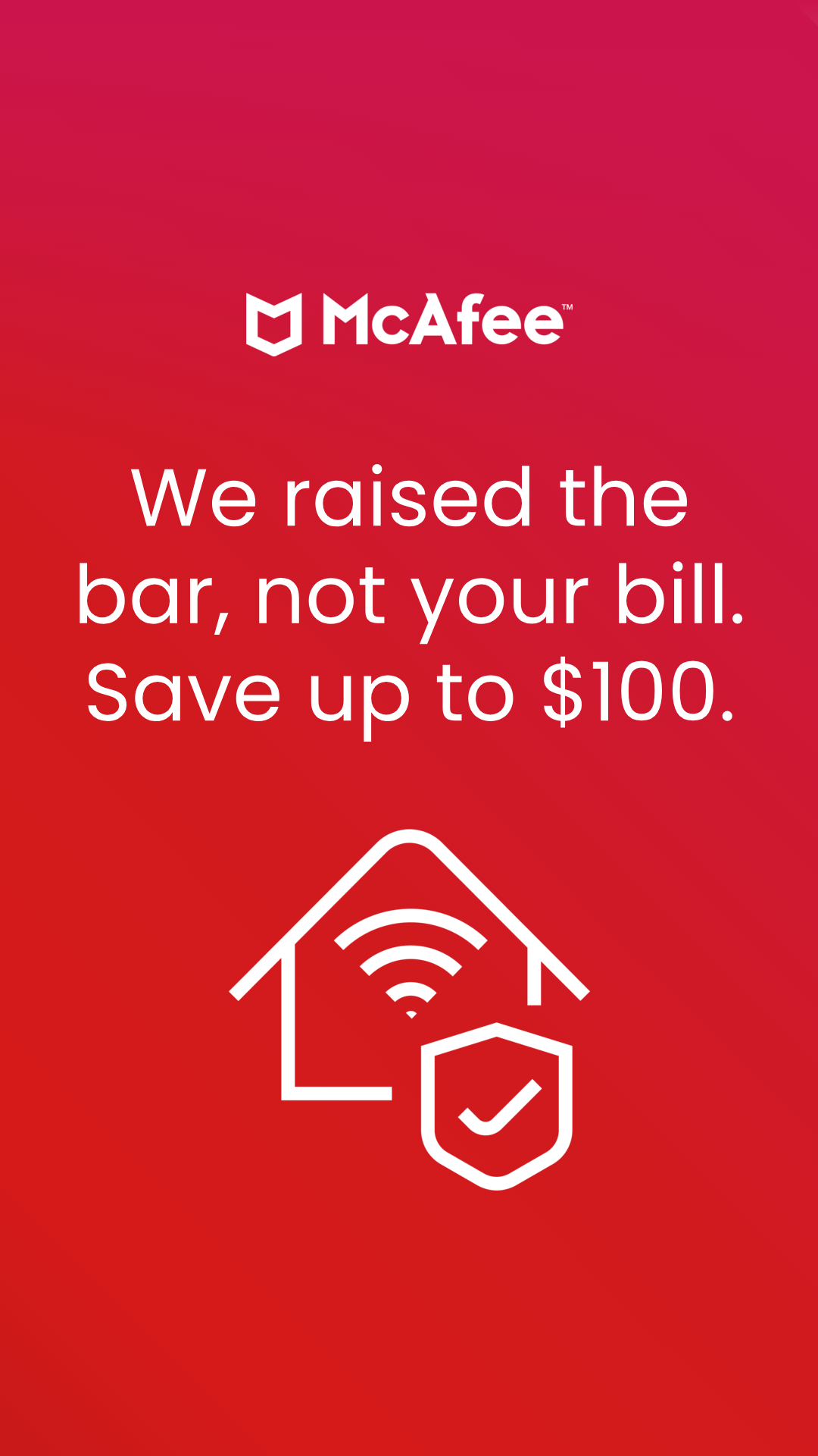 McAfee Facebook ad