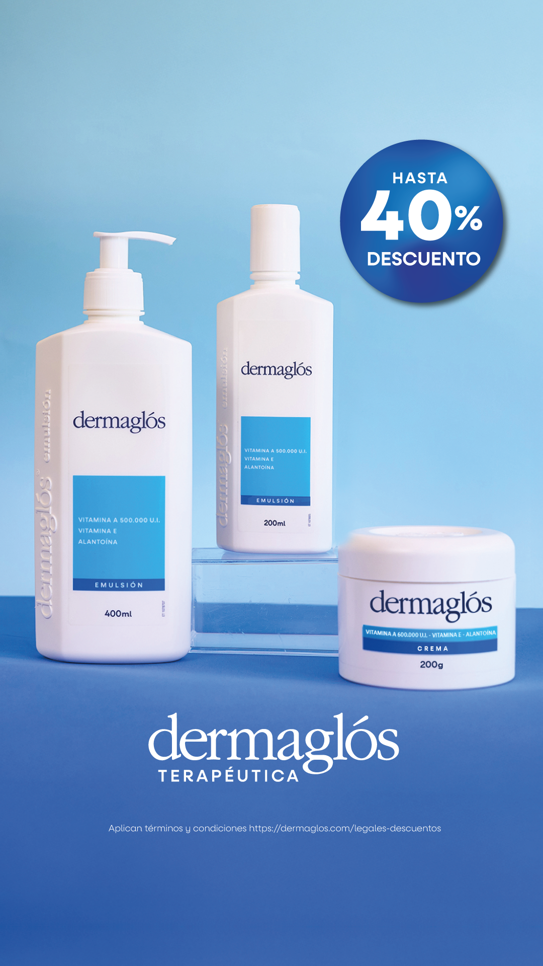 Dermaglós Facebook ad