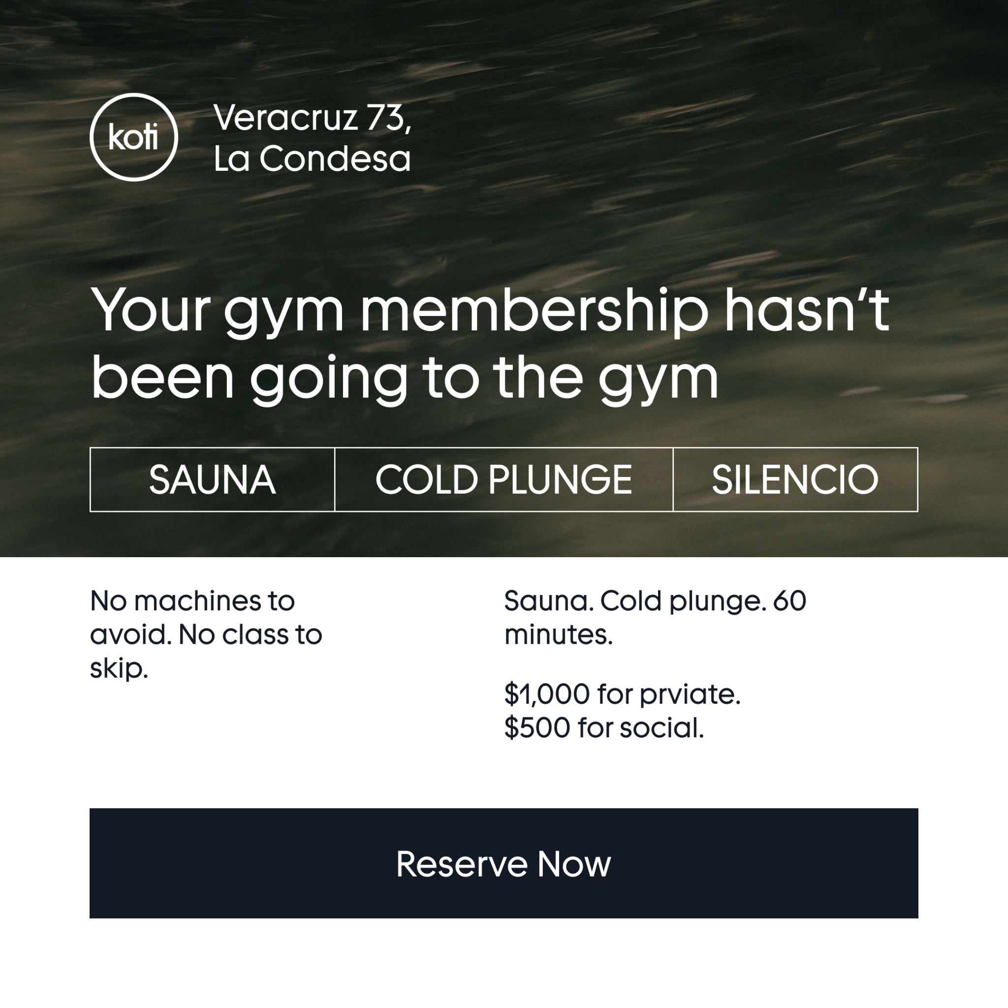 Koti Wellness Facebook ad from May 15, 2026