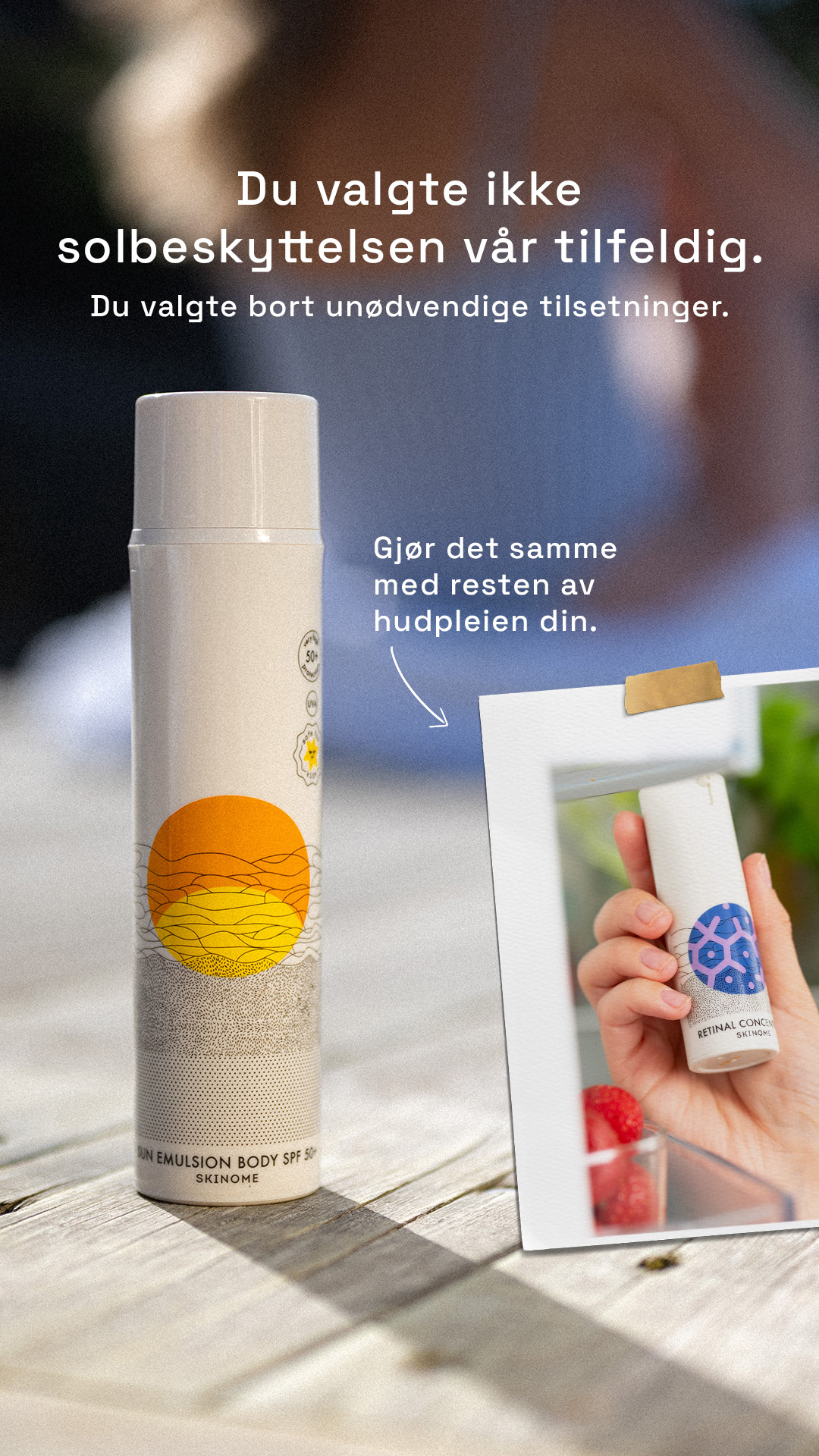 Skinome Facebook ad