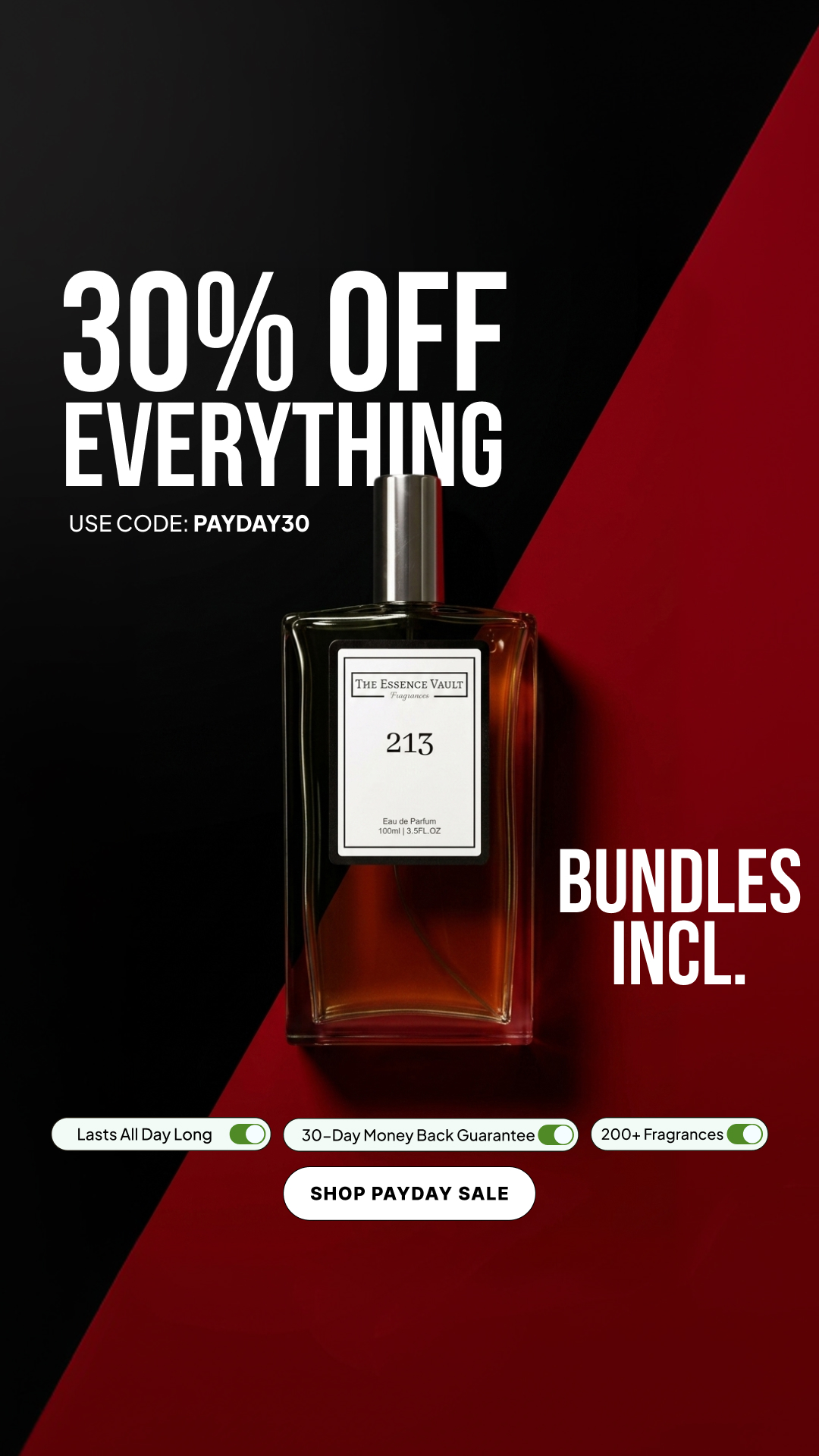 The Essence Vault Facebook ad