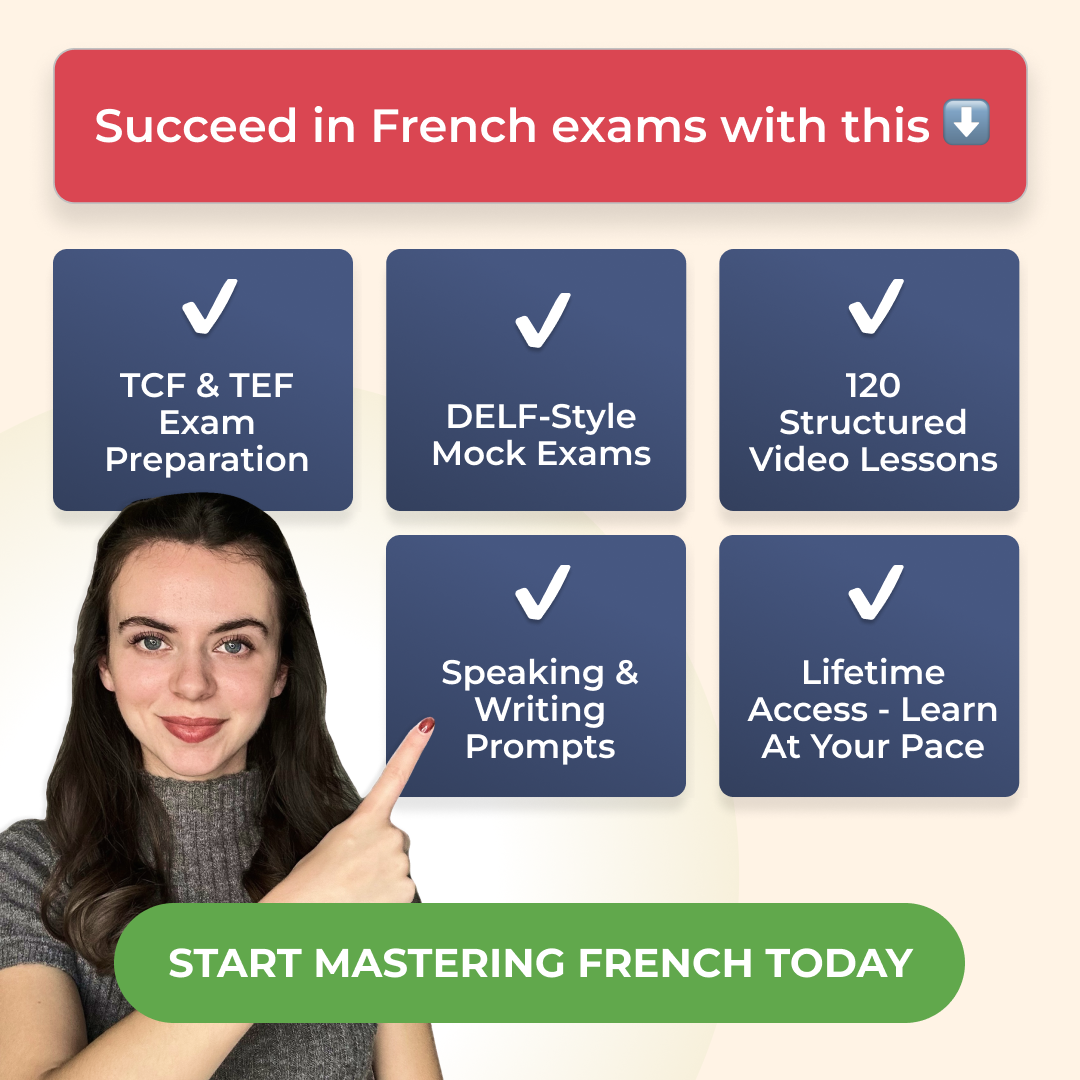 Learn French With Clémence Facebook ad