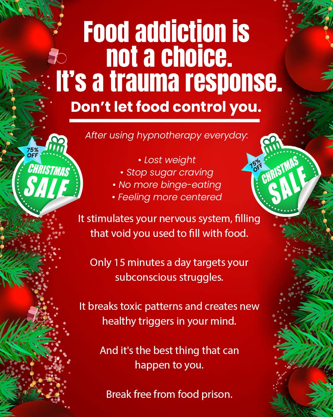 Hypnozio: power of hypnotherapy Facebook ad