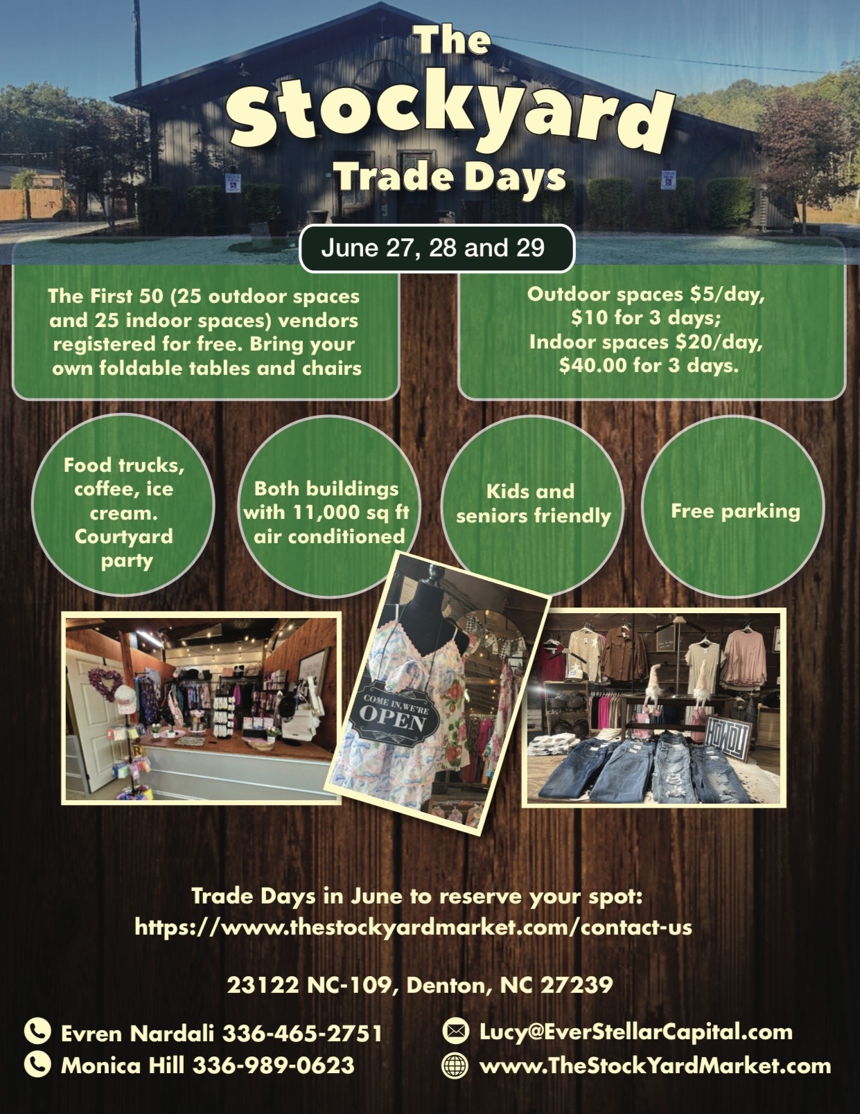 Lucy Nardali Facebook ad: The Stockyard Trade Days