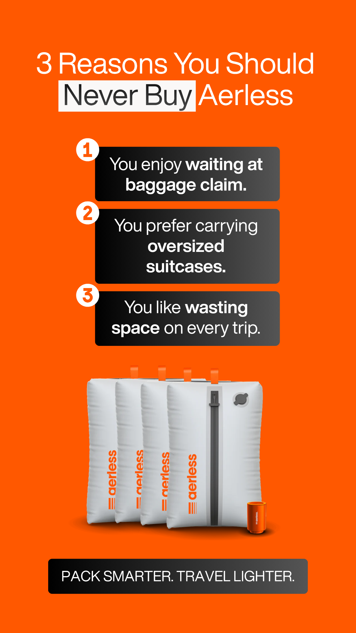 Aerless Facebook ad