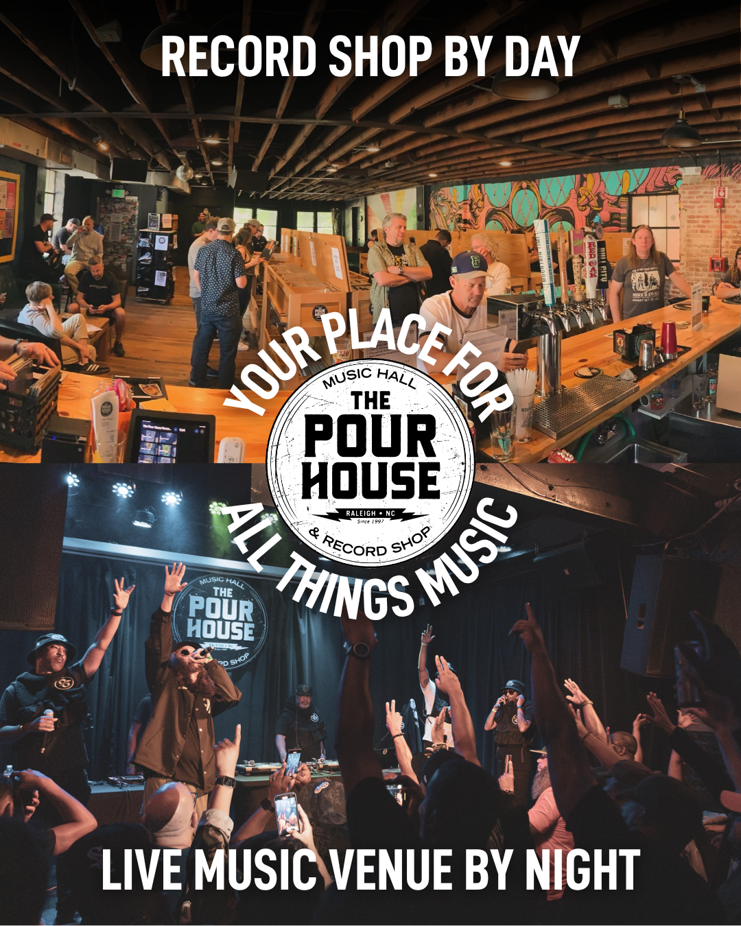 The Pour House Music Hall & Record Shop Facebook ad