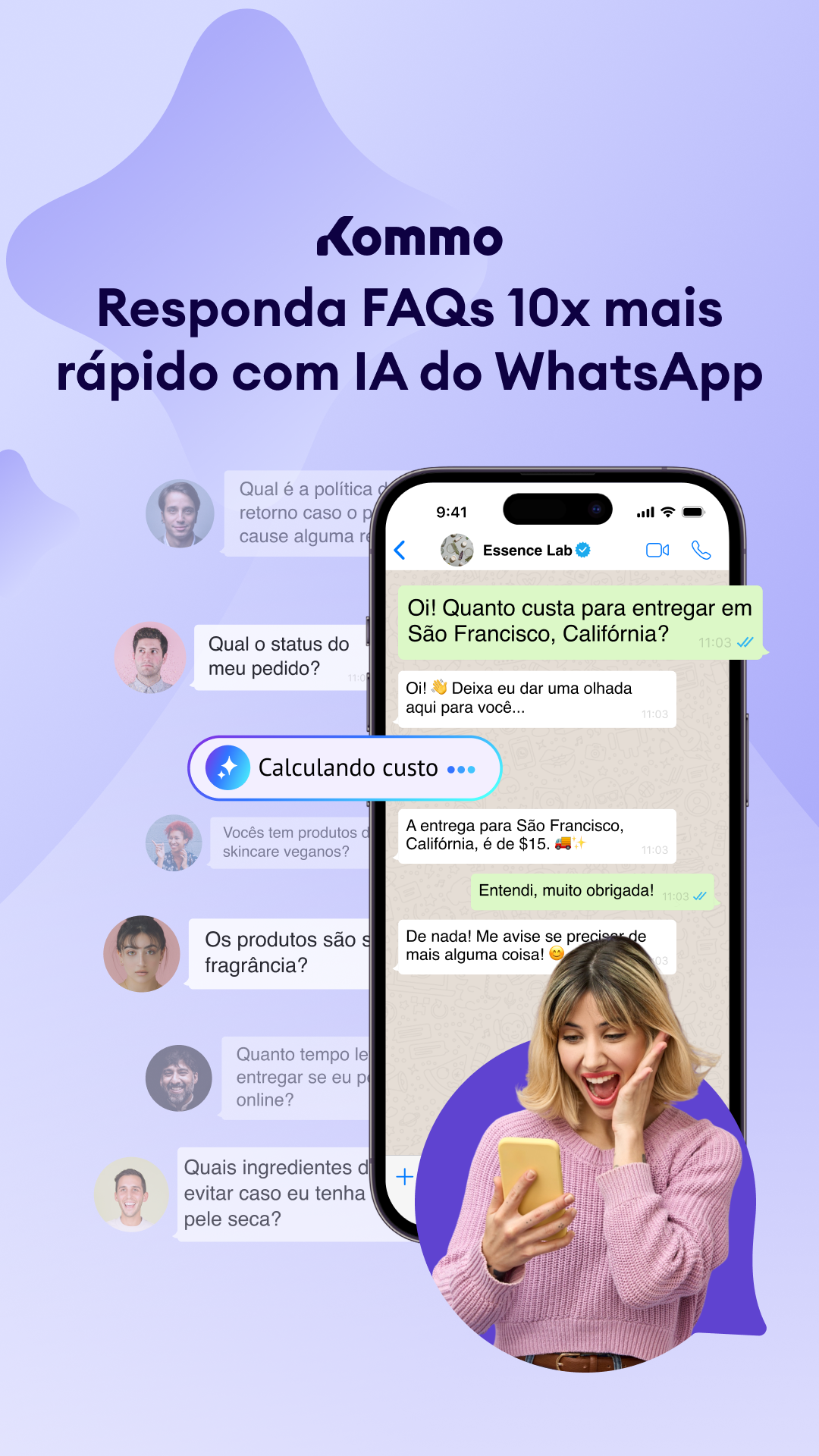 Kommo Brasil Facebook ad