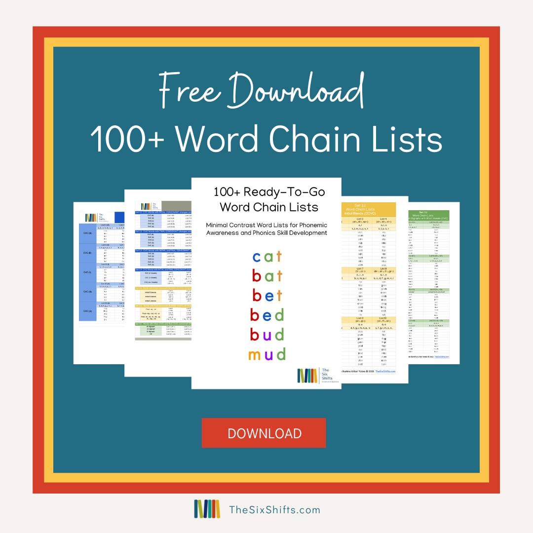The Six Shifts Facebook ad: Boost phonemic awareness and phonics skills