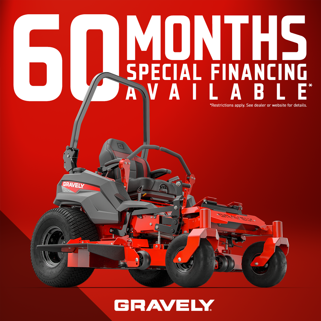 HoCo Turf Outdoor Equipment Sales & Service Facebook ad: Power Through Your Property: Gravely Mowers & Yanmar…