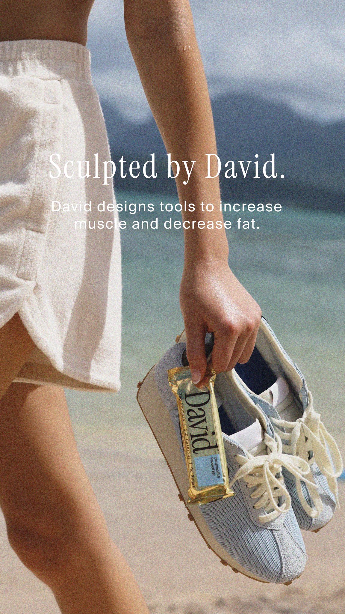 David Protein Facebook ad