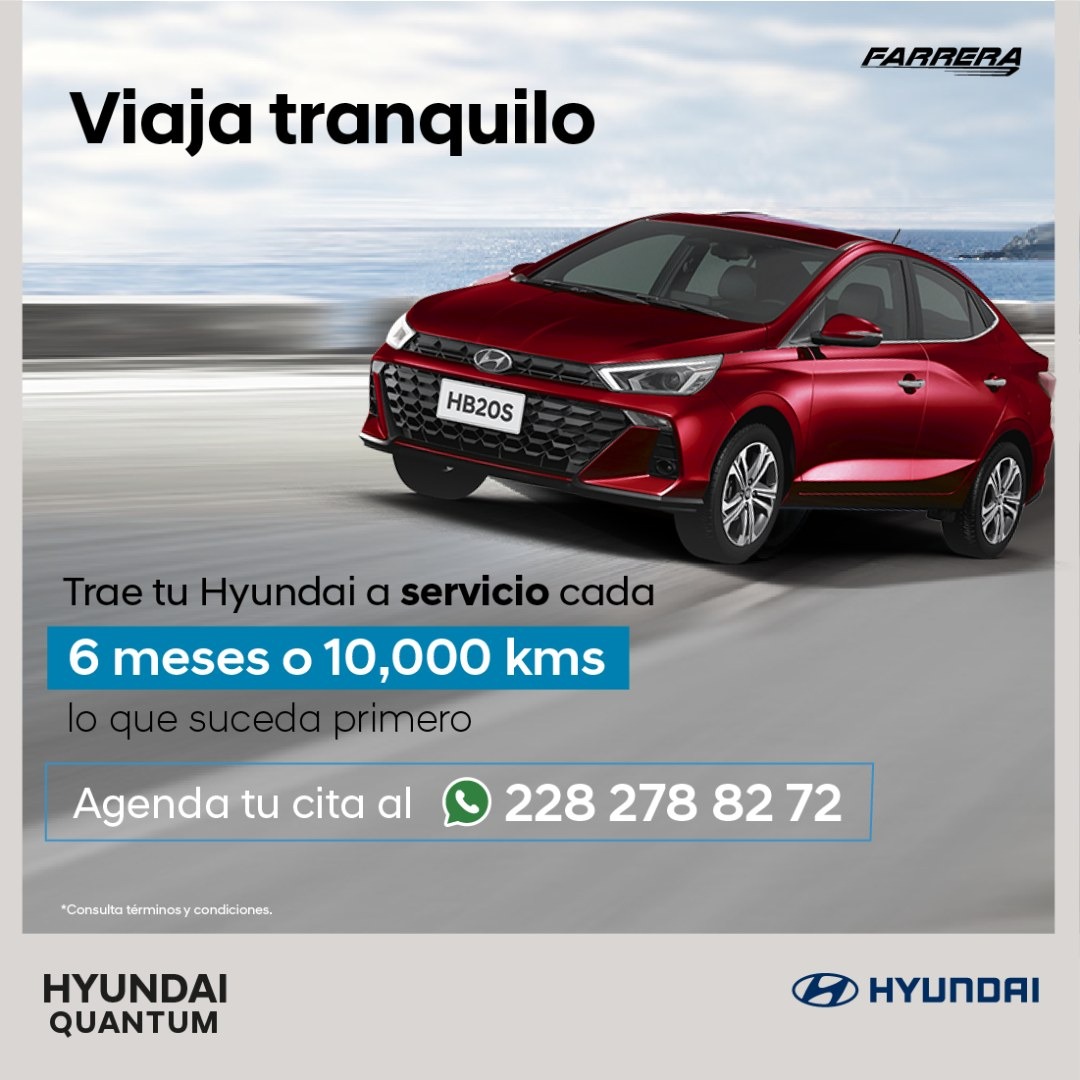 Hyundai Xalapa Facebook ad: ¡Mantén tu en óptimas condiciones!