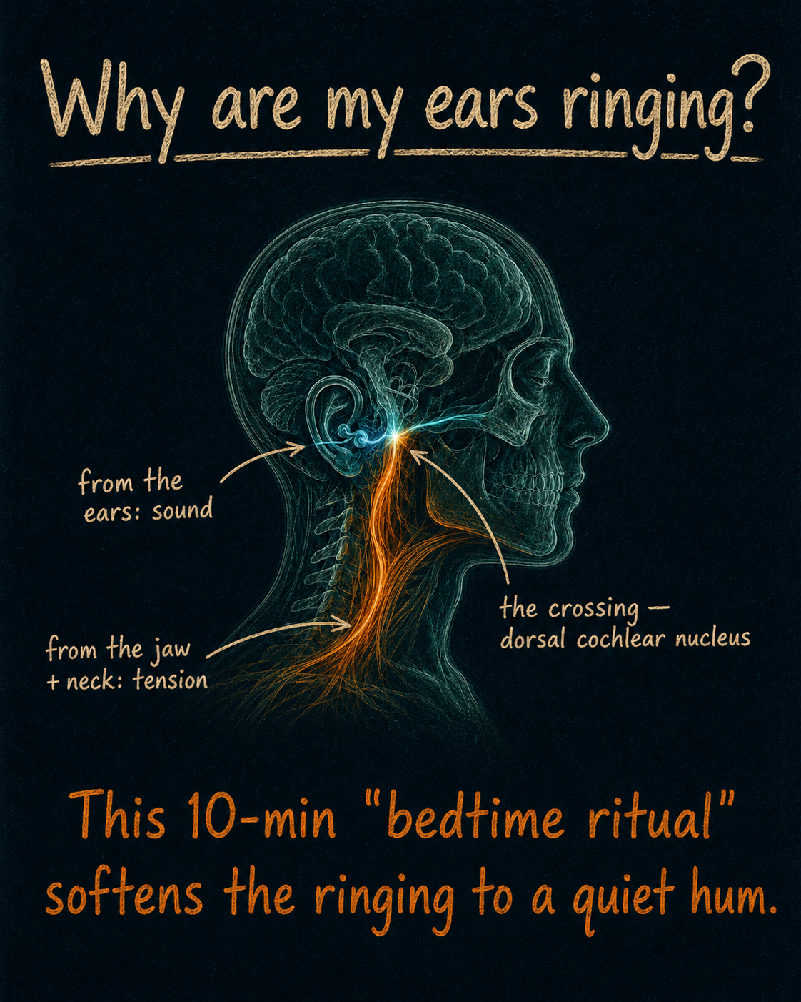 The Silence Institute Facebook ad: The body part NOBODY checks for tinnitus (it's not the ears)