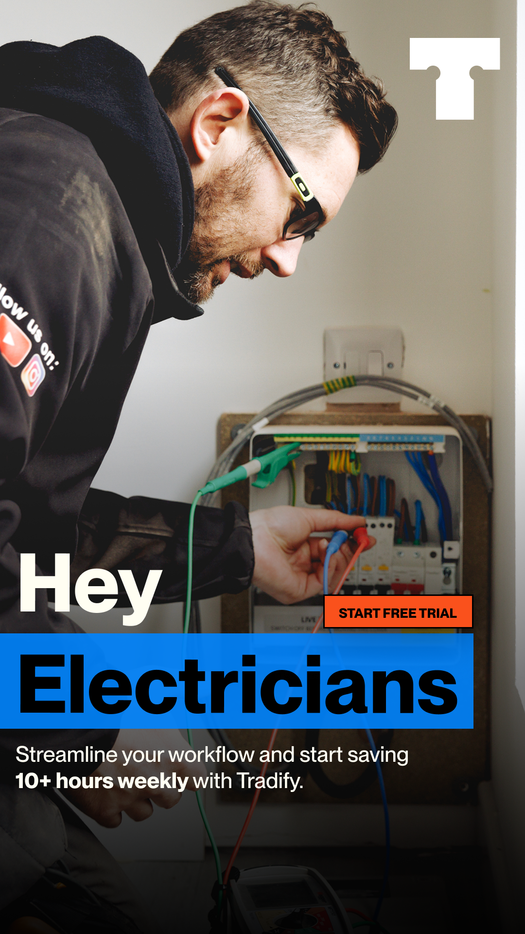 Tradify Facebook ad