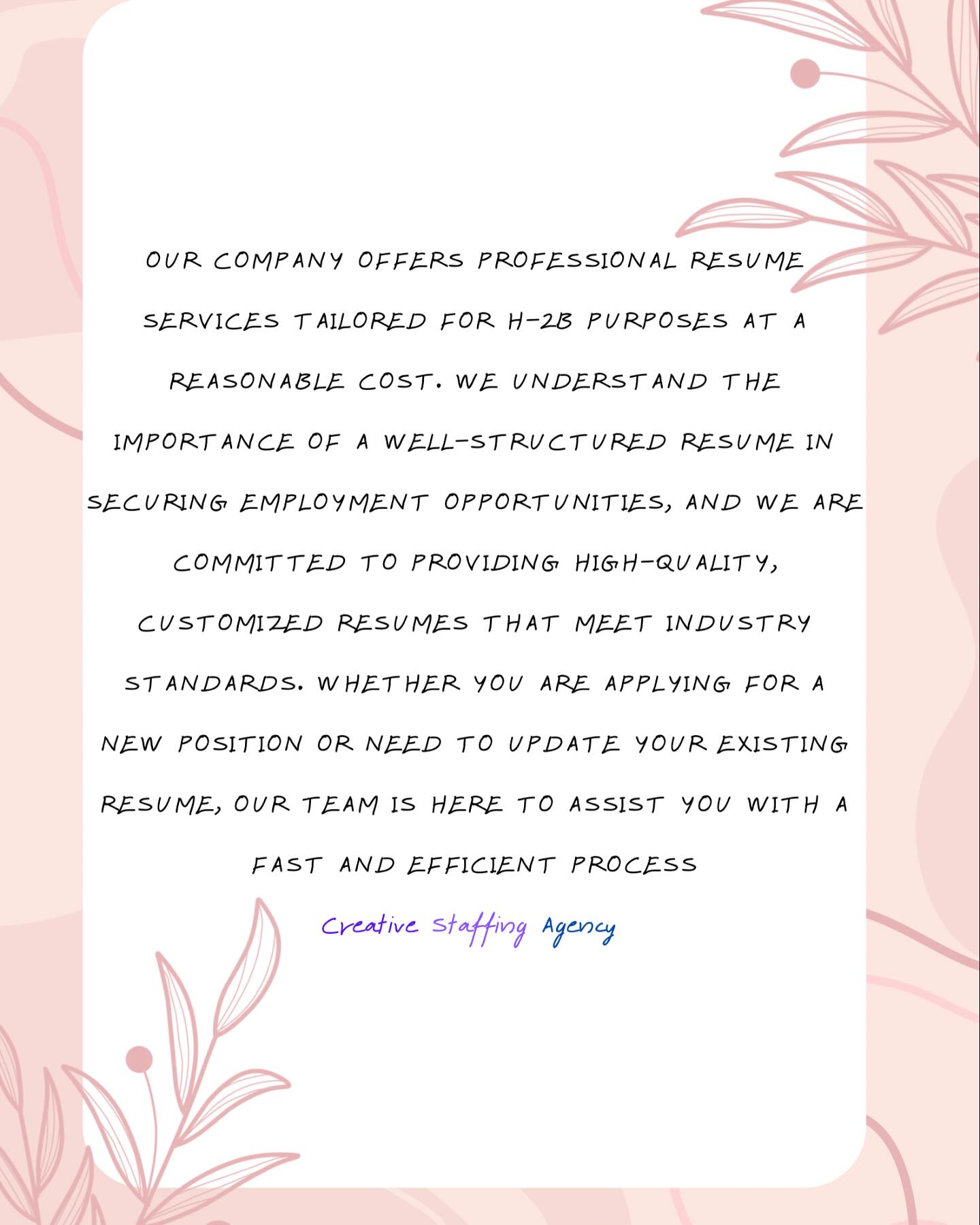 Creative Staffing Agency  Employment  Agency  Locally Facebook ad