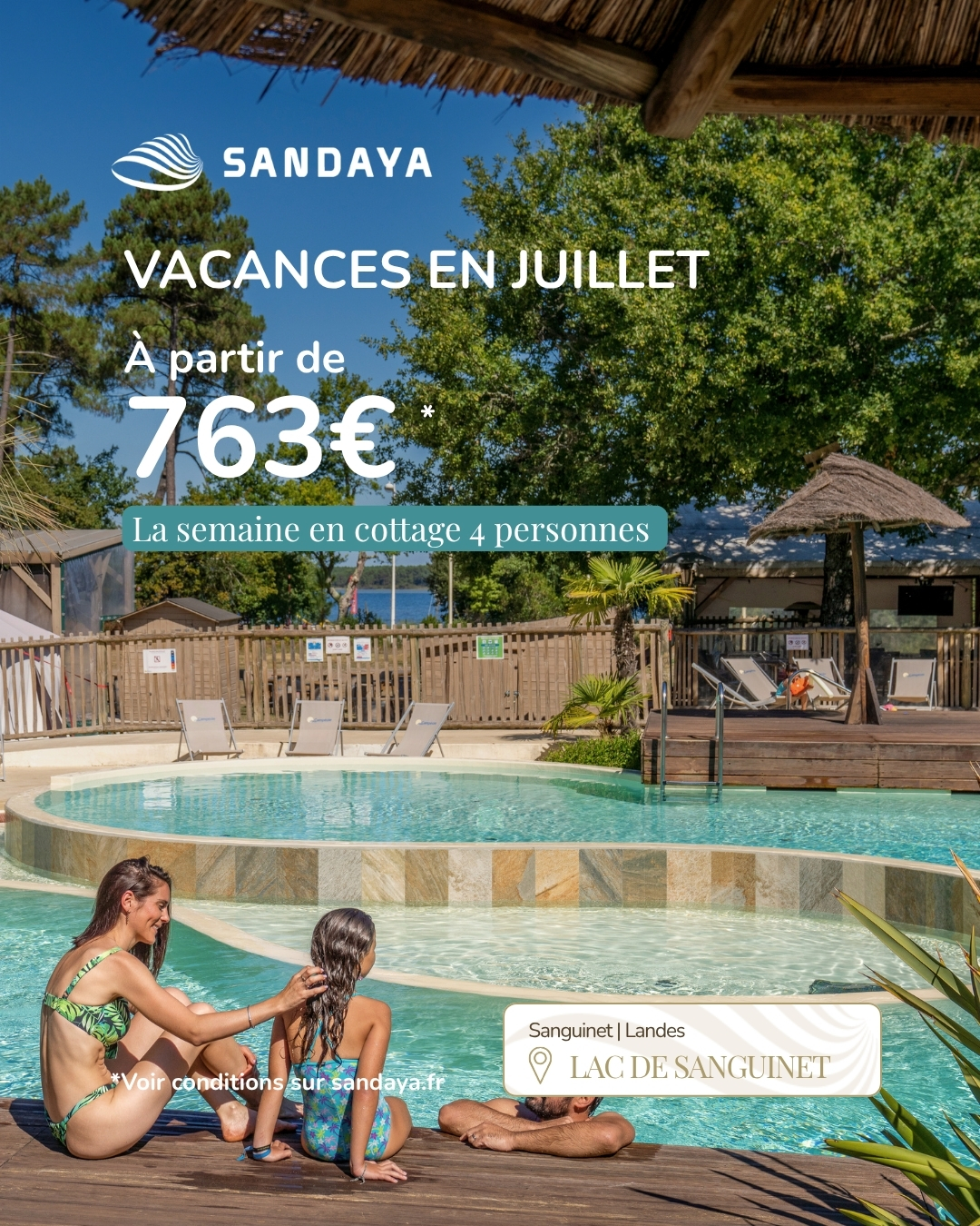 Campings Sandaya Facebook ad