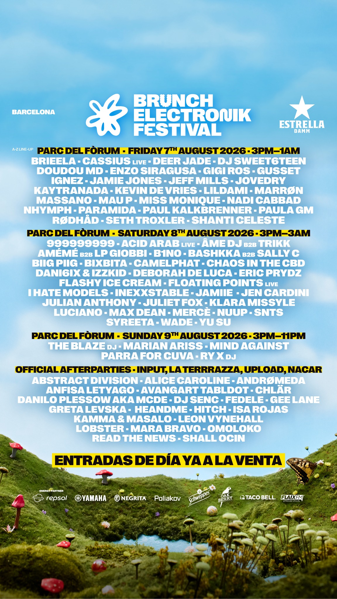Brunch Electronik Barcelona Facebook ad: Entradas de día ya a la venta