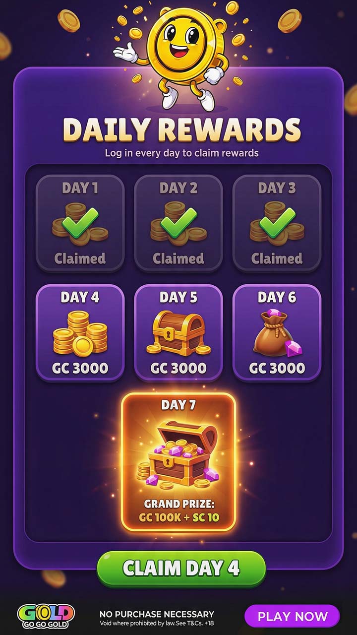 Gogogoldwin Facebook ad: Spin & Win Big