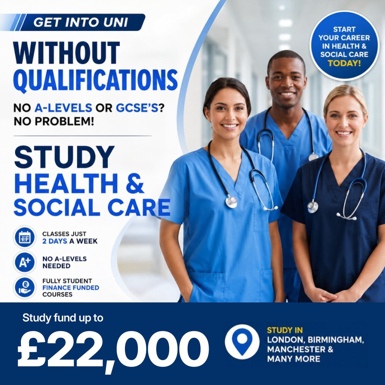 Brit Bright Education Facebook ad: 100% Free Services