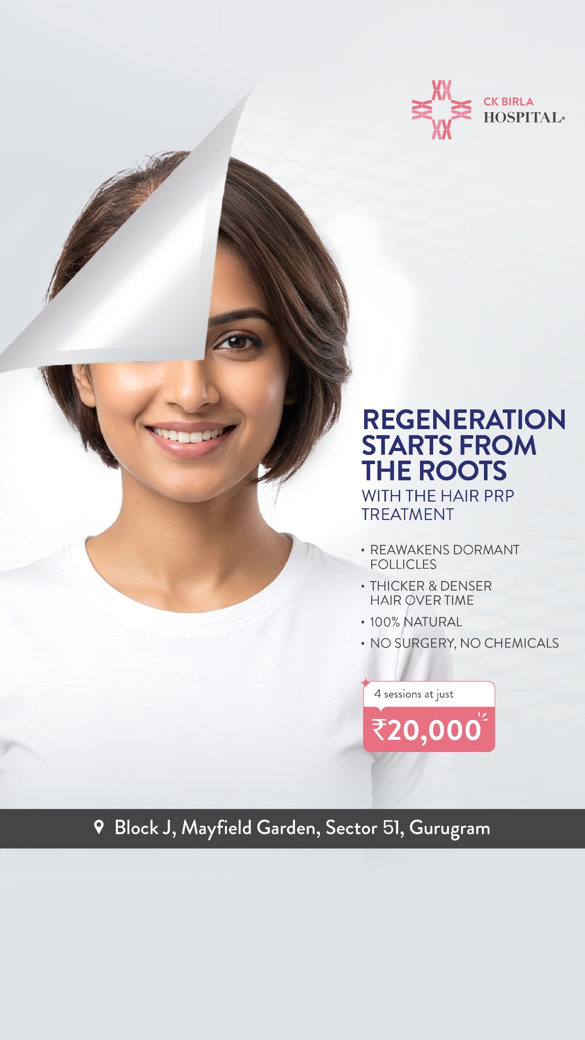 CK Birla Hospital Facebook ad
