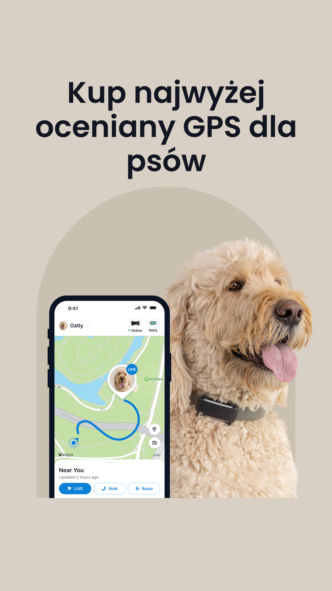 Tractive Facebook ad