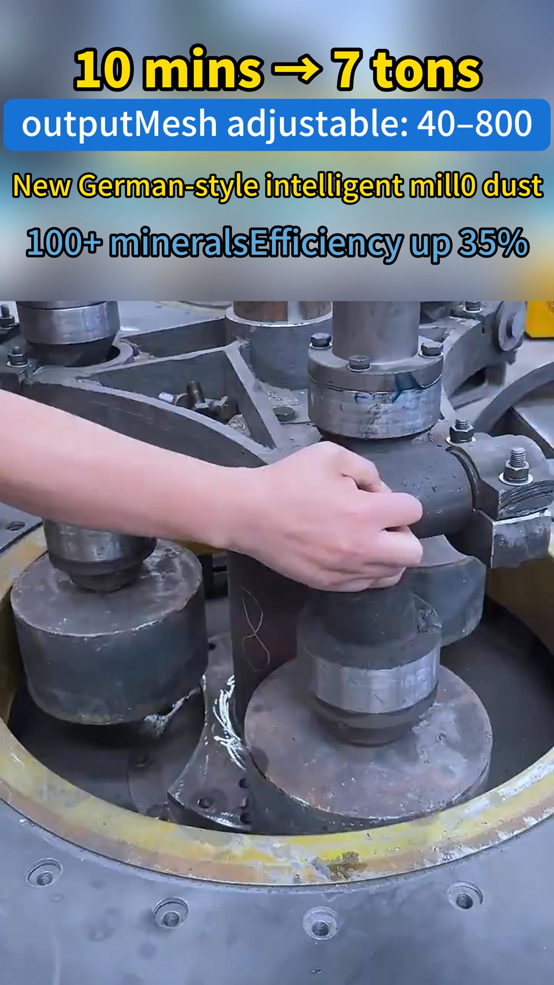 FTM Mobile Crusher Facebook ad: gold ore, iron ore, copper ore, chrome ore, lead ore…
