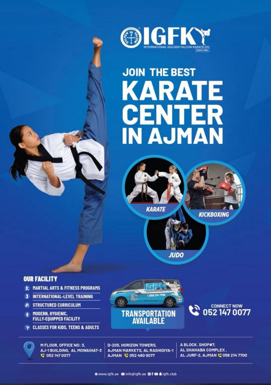 International Golden Falcon Karate-Do Facebook ad
