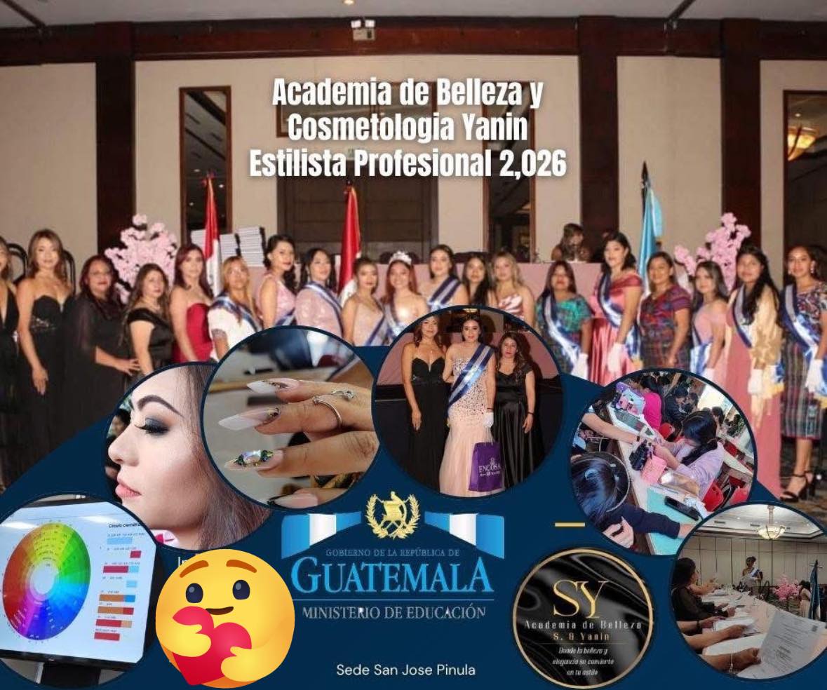 Academia Internacional de Belleza YANIN San José Pinula Facebook ad: ¡CONVIERTE TU TALENTO EN UNA PROFESIÓN EXITOSA!