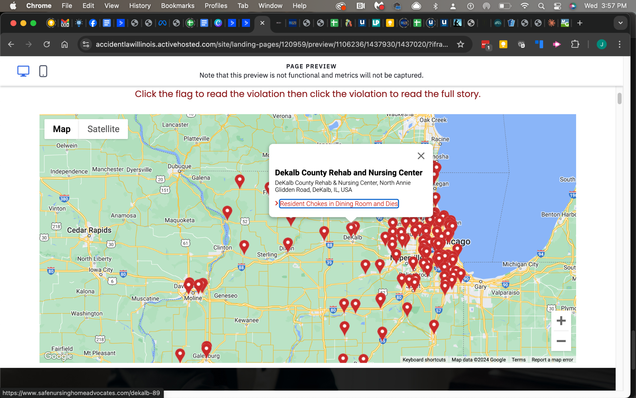 Safe Nursing Home Advocates Facebook ad: Has a nursing home near you been cited?