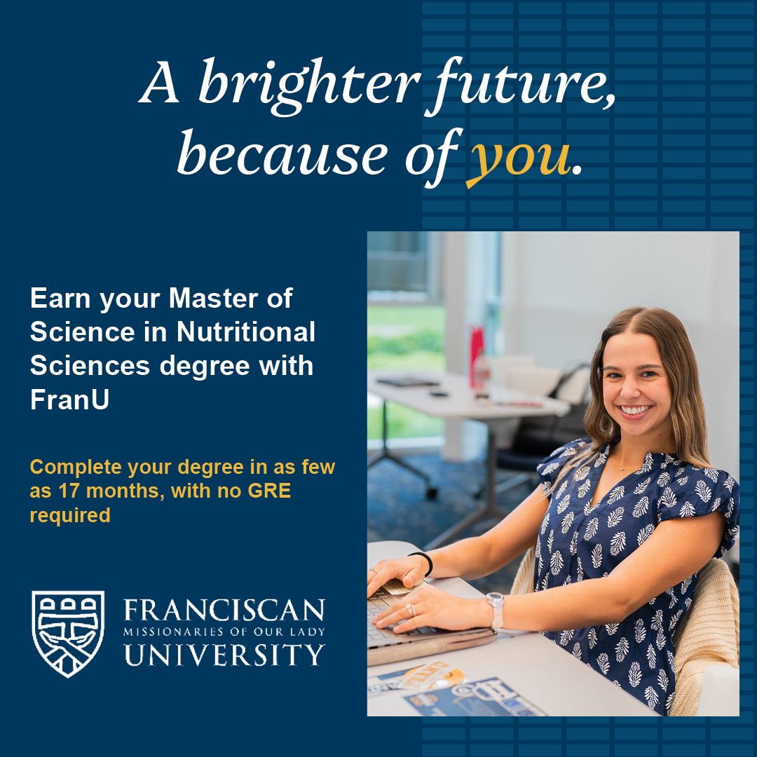 Franciscan Missionaries of Our Lady University Facebook ad