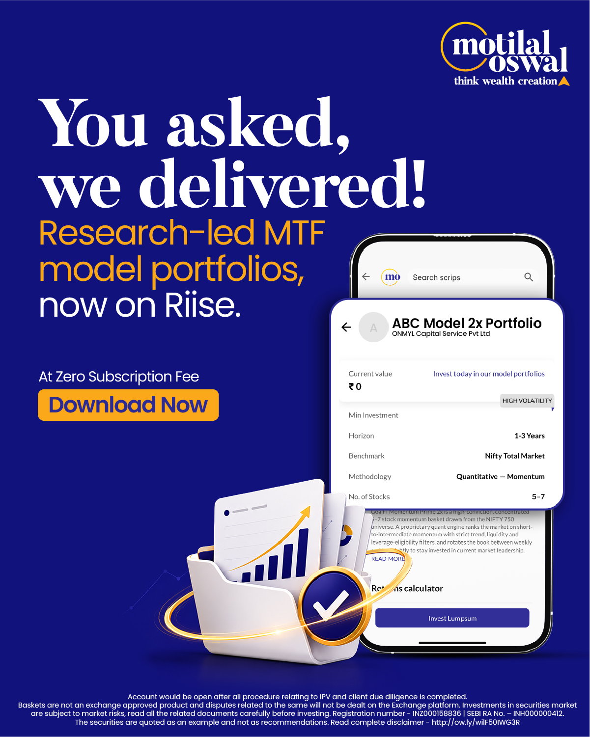 Motilal Oswal Financial Services Ltd Facebook ad