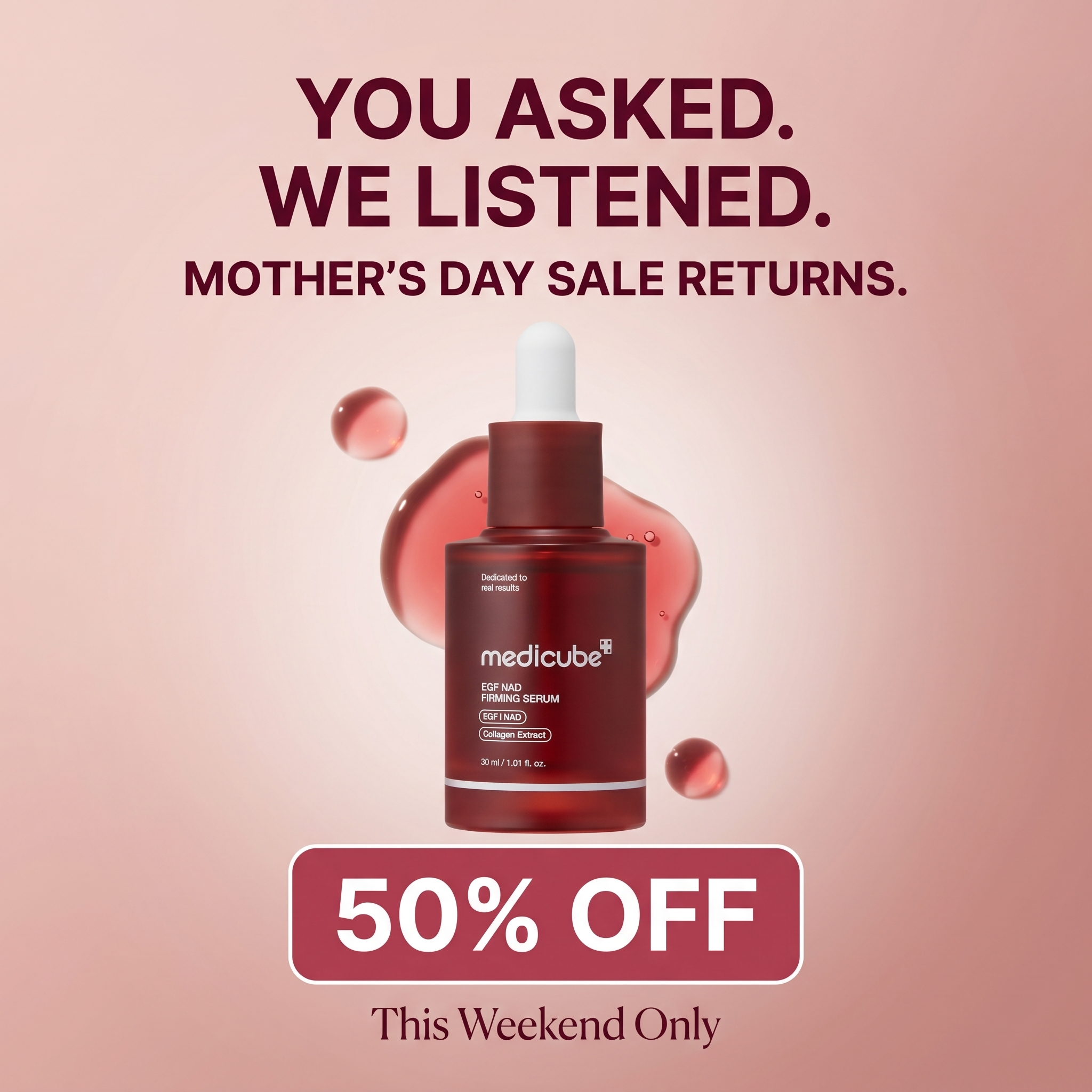 BloomMix Facebook ad: You wouldn't stop asking. So we brought it back.