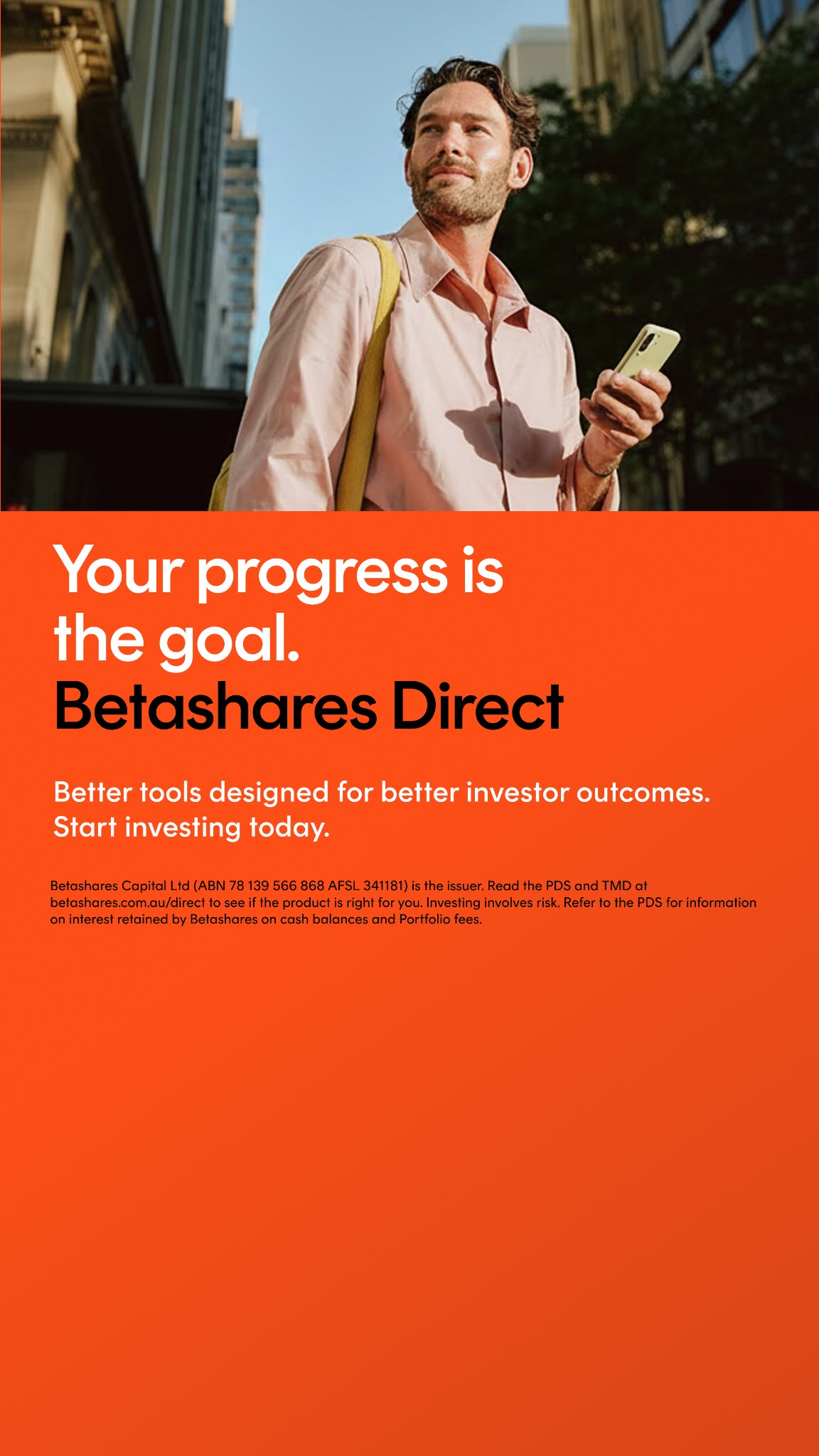 Betashares Facebook ad