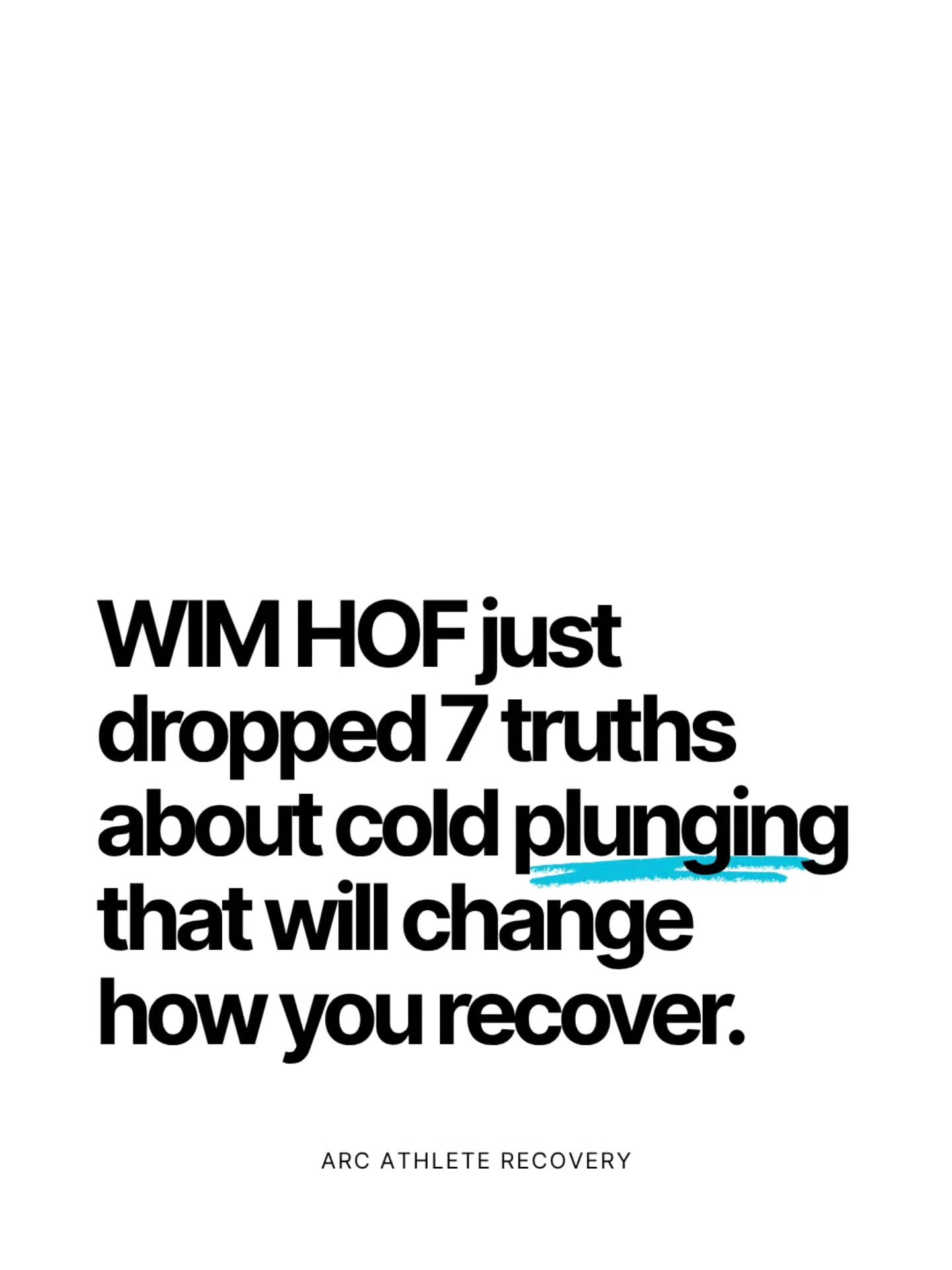 ARC - Athlete Recovery Facebook ad