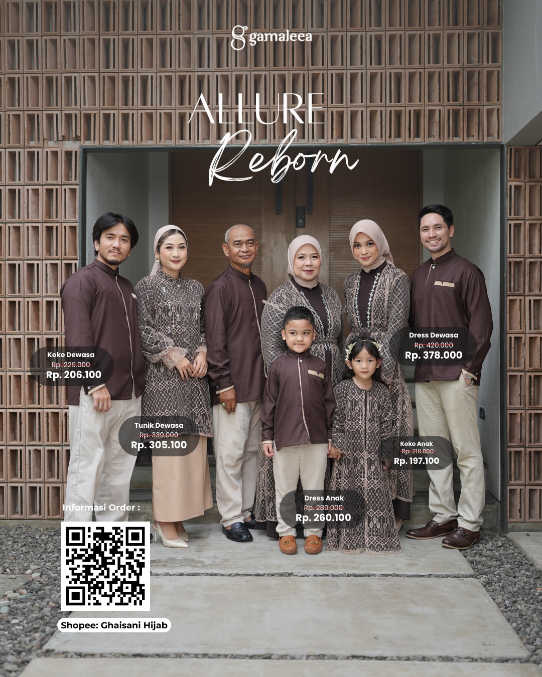 ghaisanihijab.id Facebook ad: Gak perlu PRE ORDER!