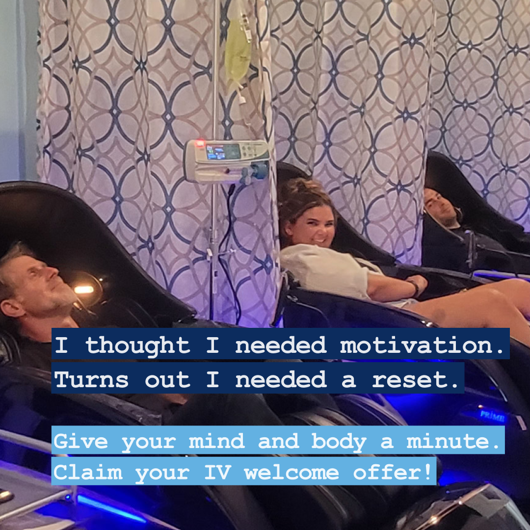 Prime IV Hydration & Wellness Facebook ad: Recharge Your Mind + Body