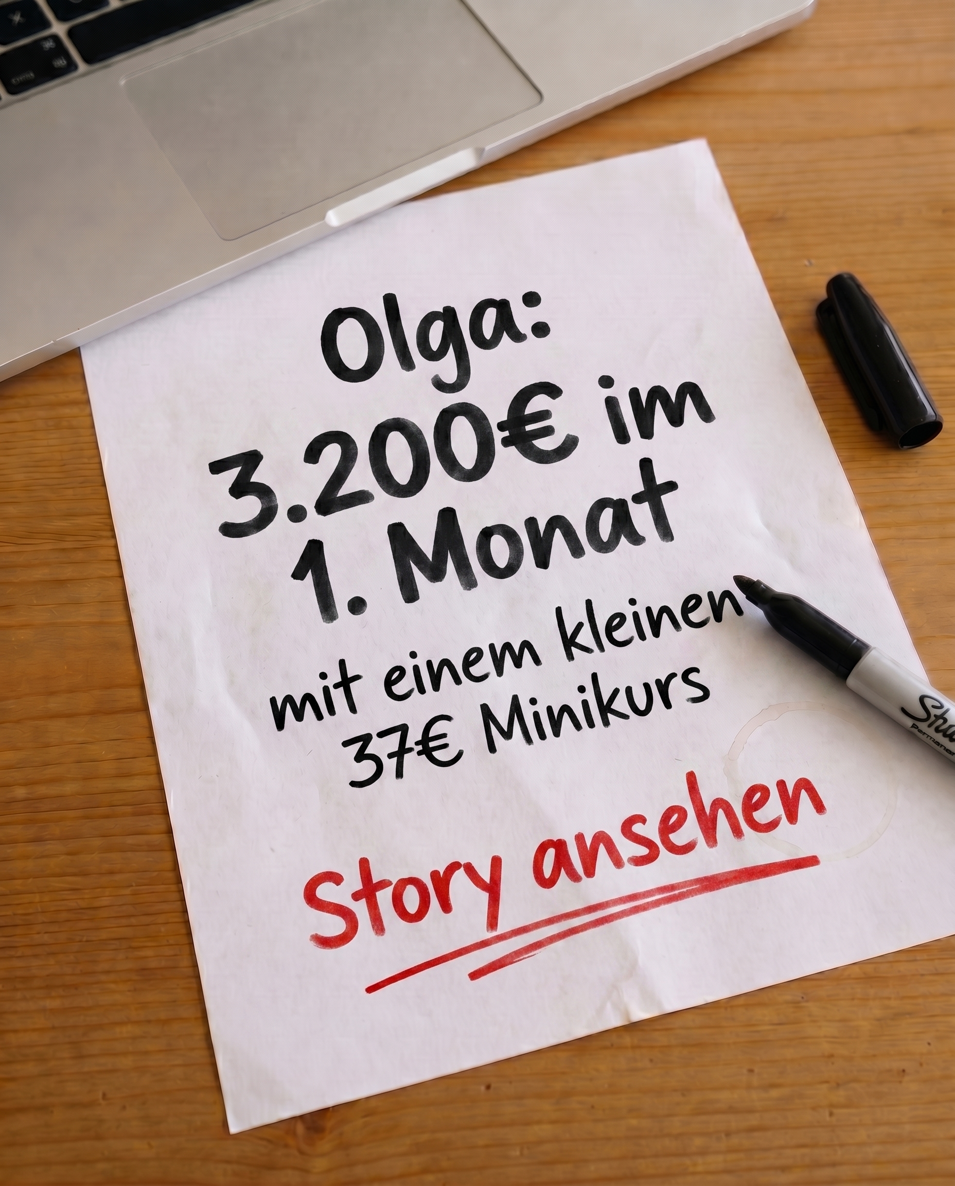 Olga Weber - SMB Facebook ad